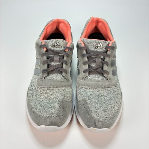 Adidas Element Refresh Gray Coral Running Shoes Sneakers S78615 Women's Size 9 - Picture 3 of 10